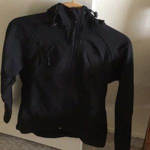 SNOZU EUC S Black mega pockets jacket fleece lined